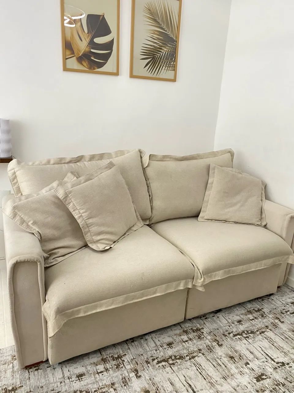 Sofá reclinável Linho - Foto 2