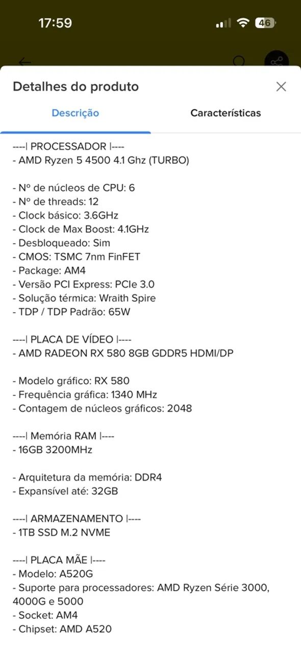 Pc Gamer AMD Ryzen 5 - Foto 2