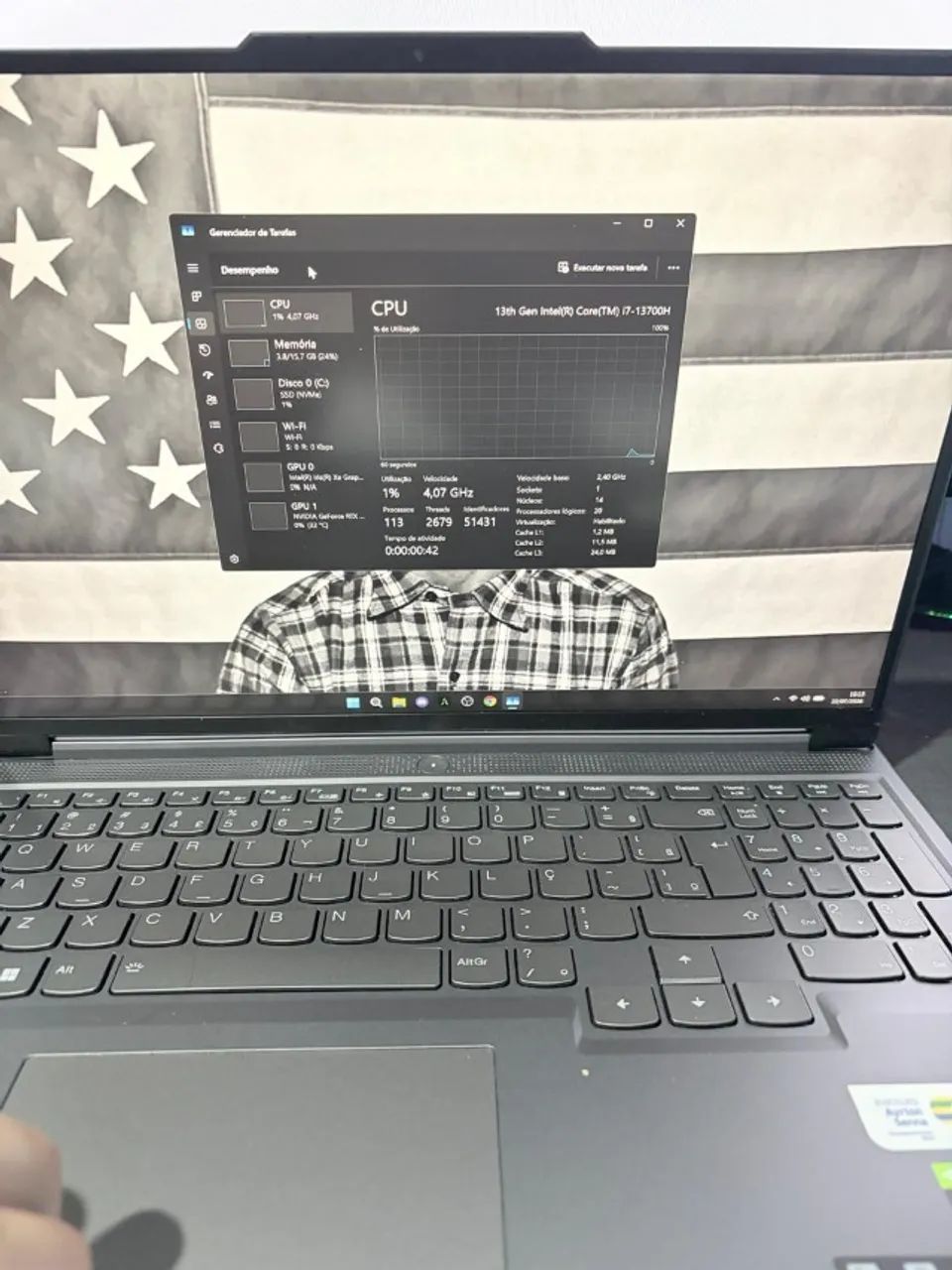Notebook Lenovo Legion Slim 5 16irh8
