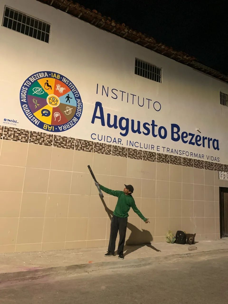 Pintor artista letrista 