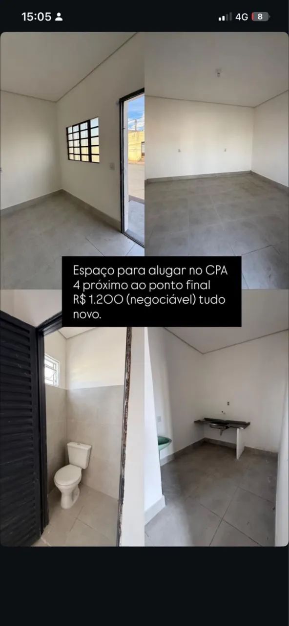 Aluga-se Ponto comercial cpa Iv 2 etapa