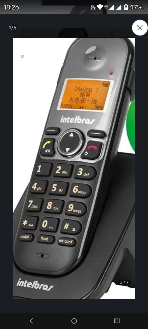 Kit telefone sem fio Intelbras  - Foto 5