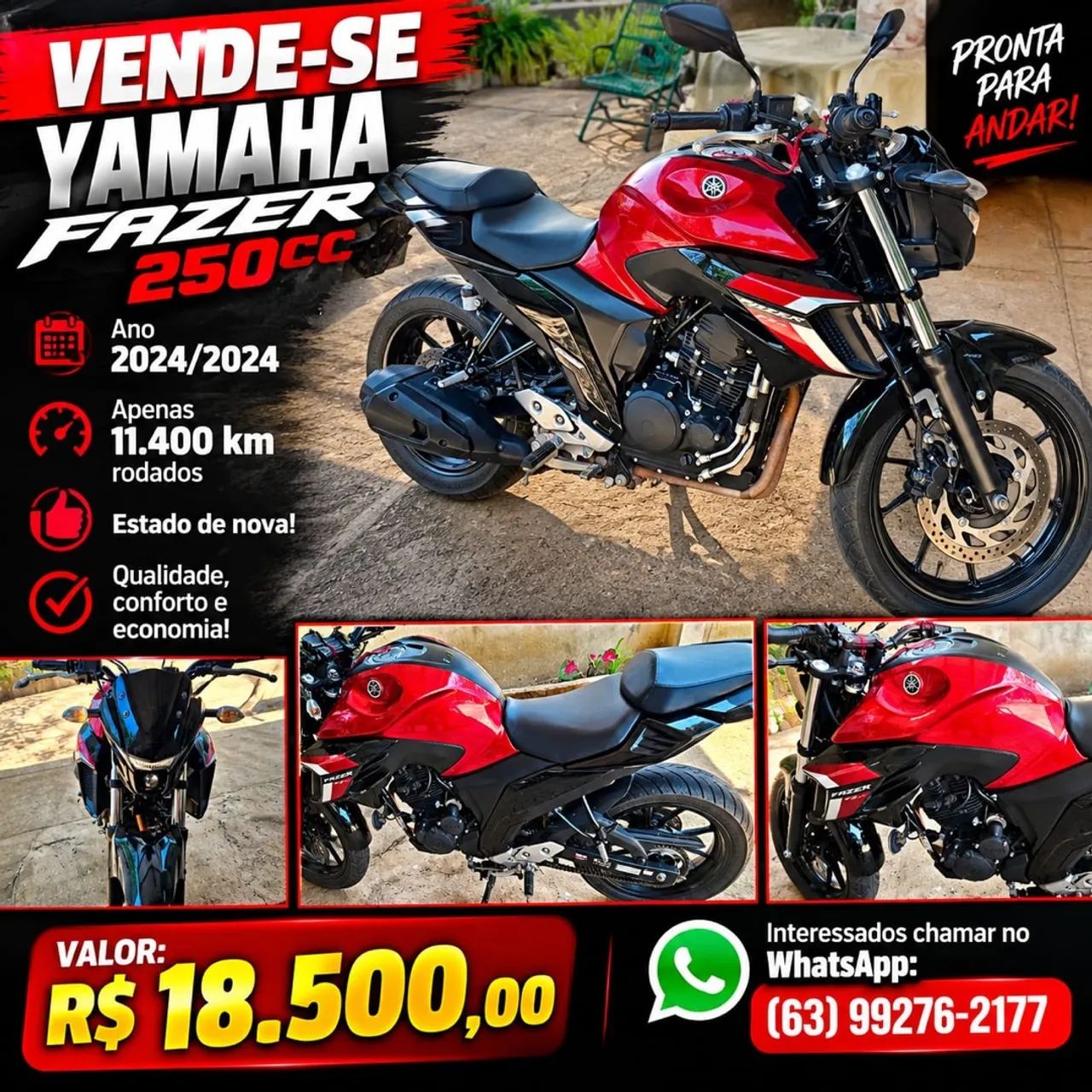 Baixei pra vender hoje