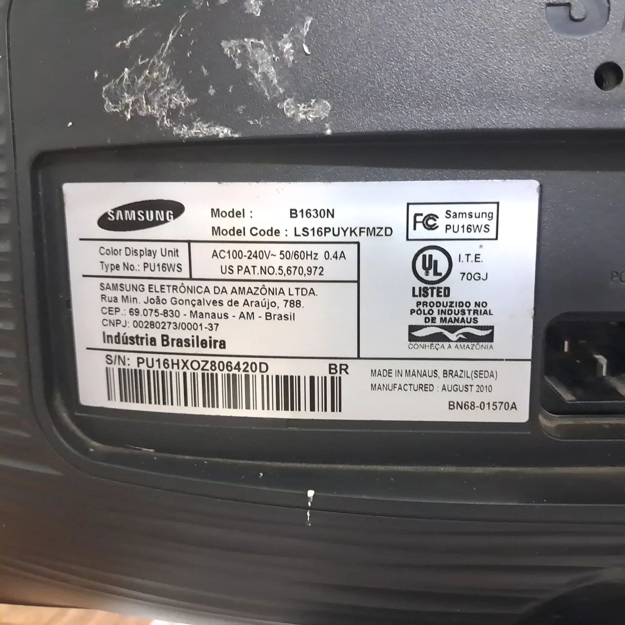 Monitor Samsung SyncMaster B1630N (negocio valor) - Foto 4