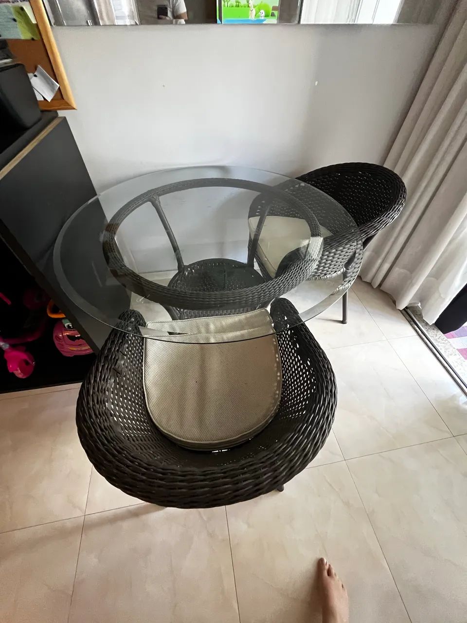 Conjunto mesa e cadeira para varanda piscina  - Foto 3
