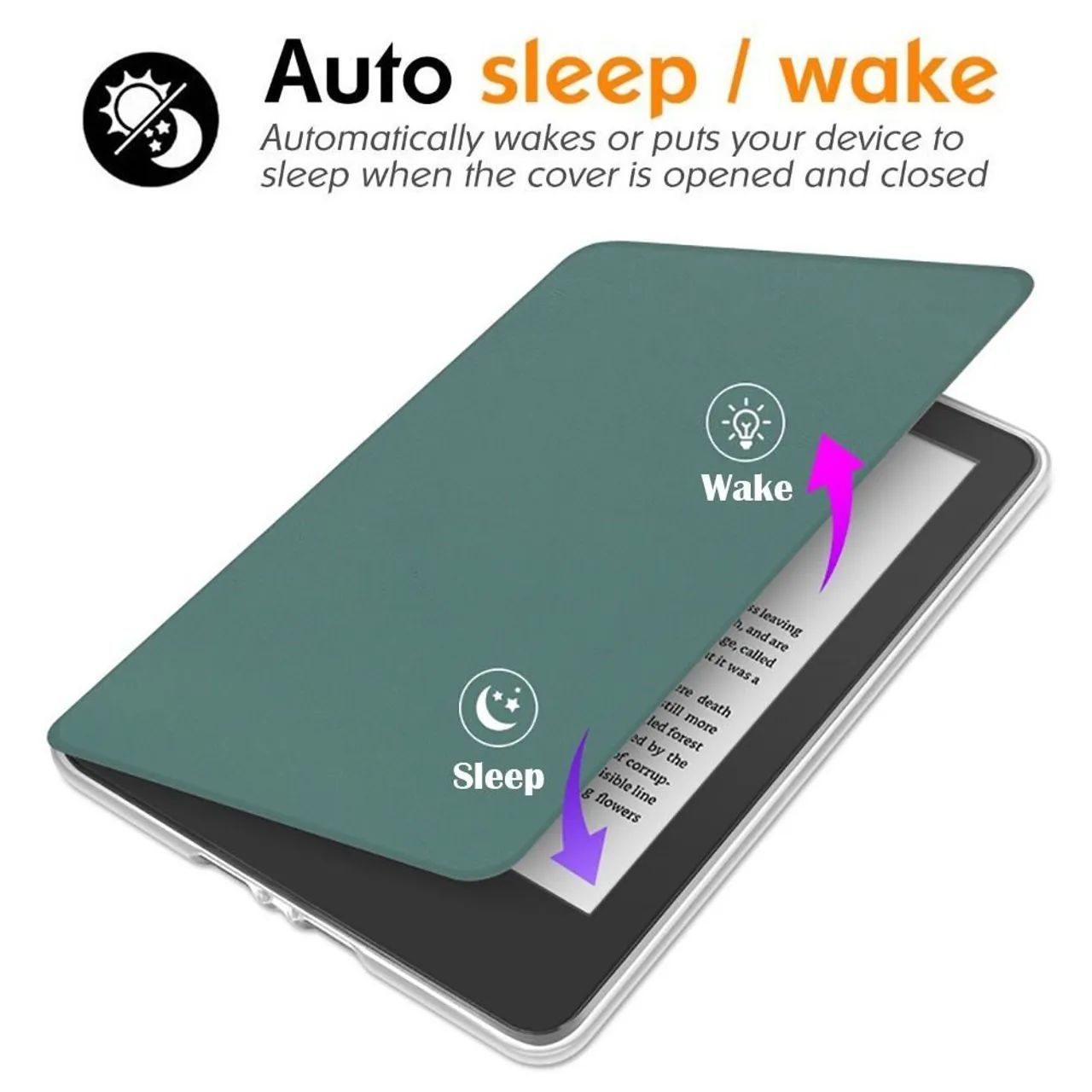 Case protetora para Kindle com capa