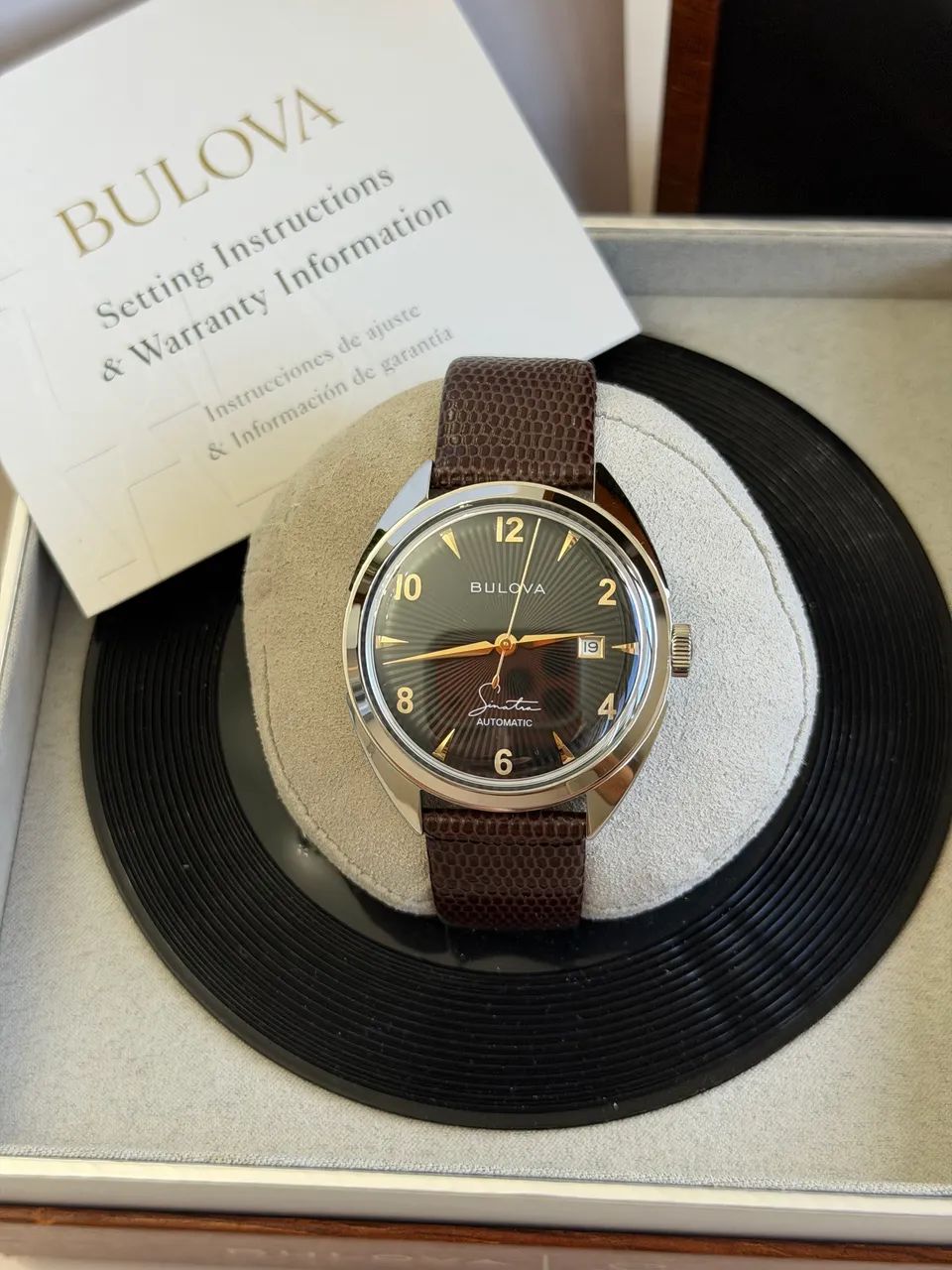 Relógio Bulova Sinatra Automático original novo  - Foto 3