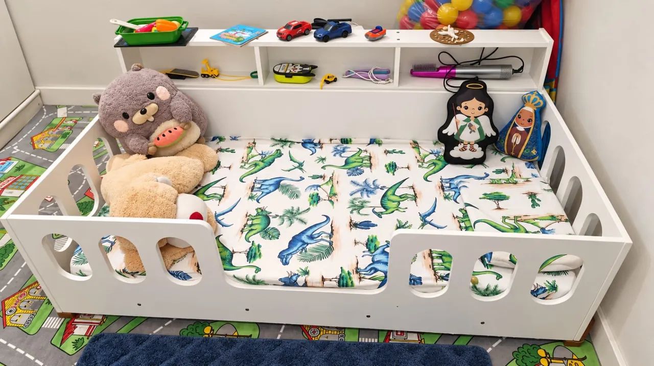 Cama Montessoriana com Led e  Nicho - Foto 2