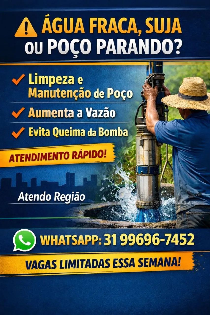 Limpeza e manutenção de Mine poço e poços artesianos 