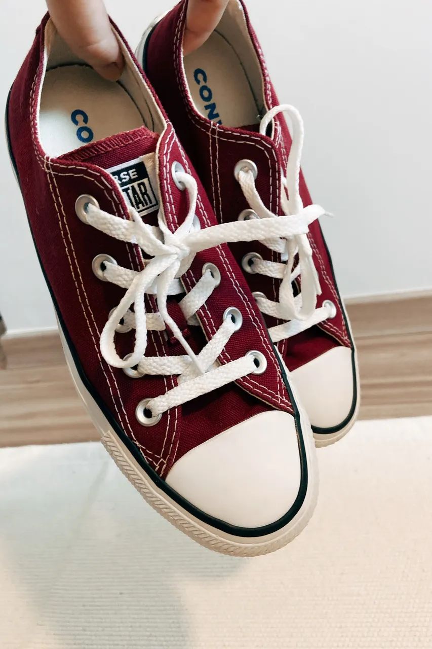 All Star Chuck Taylor Bordô (excelente estado) - Foto 3
