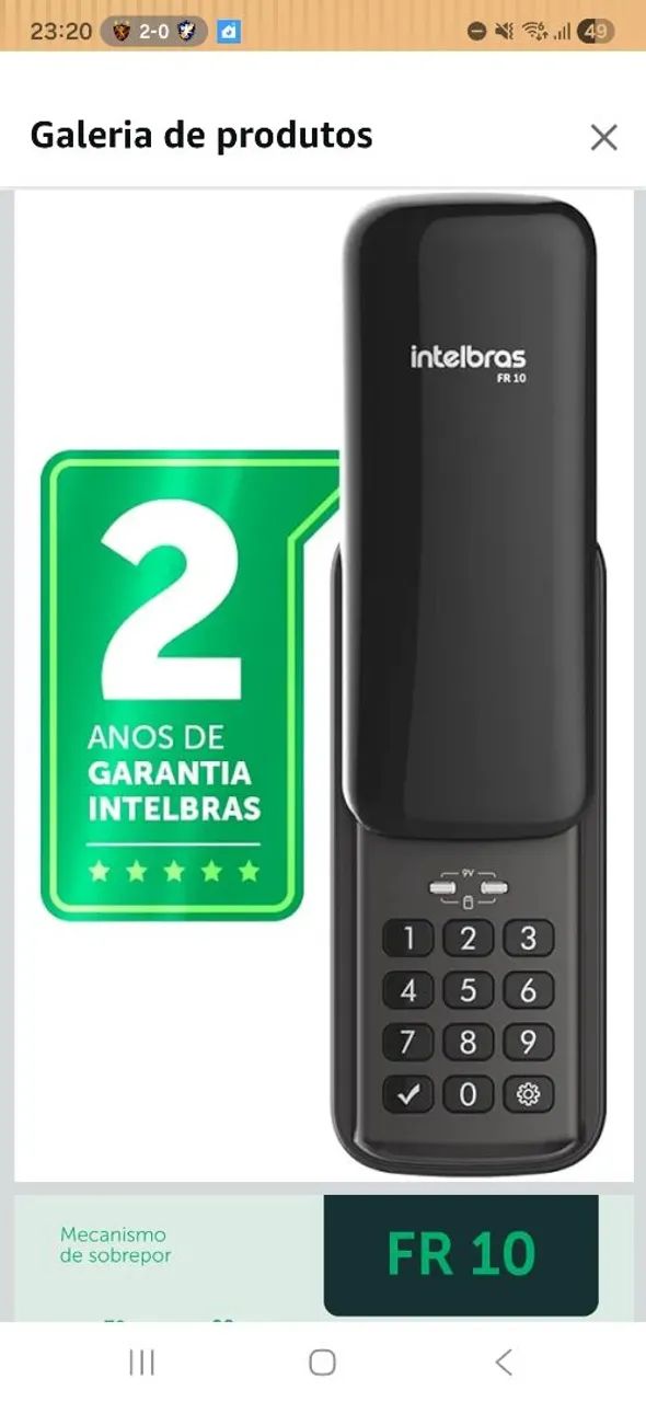 Intelbras Digital Lock65082230321411122