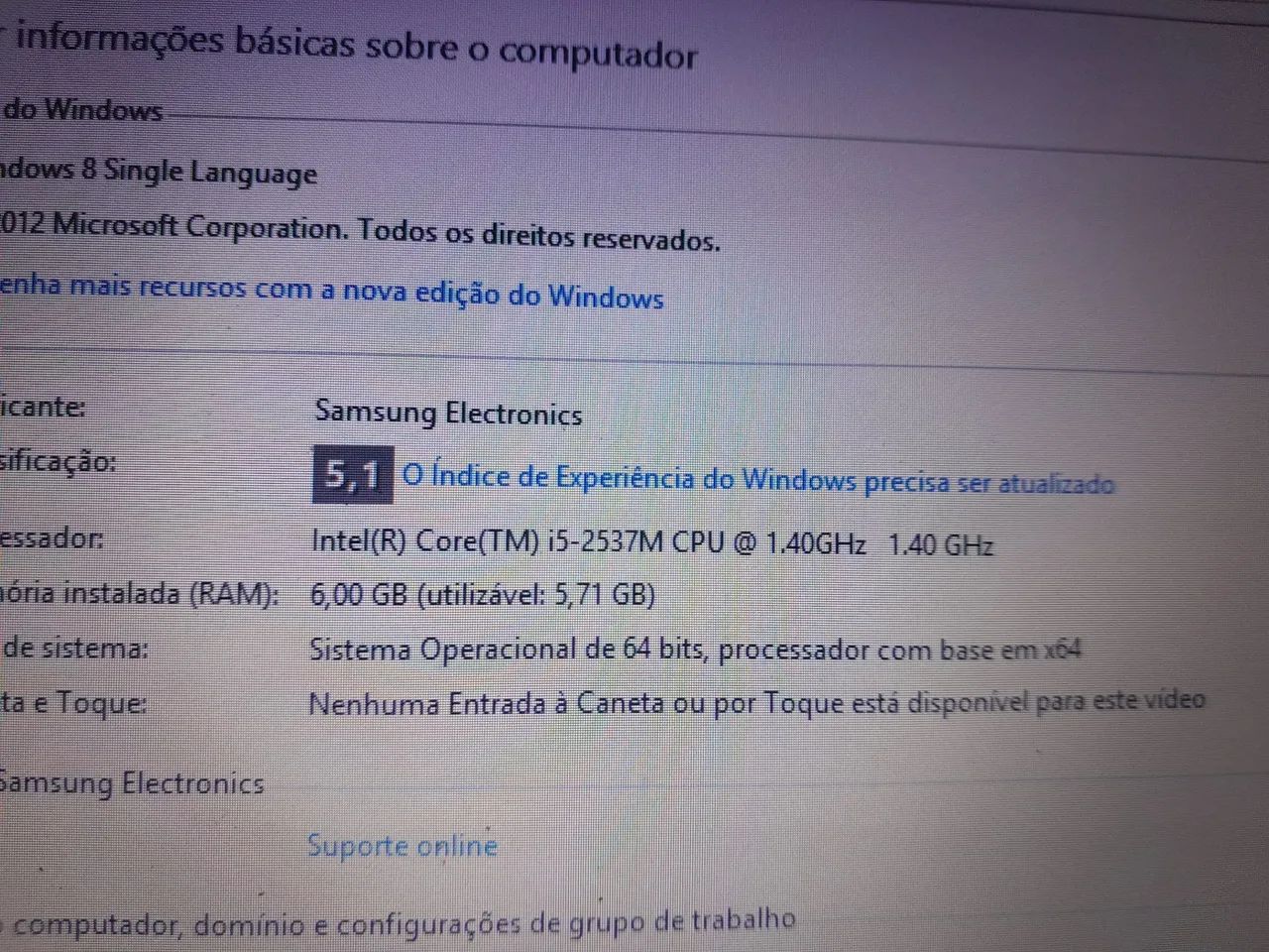 Notebook i5 Samsung  - Foto 3