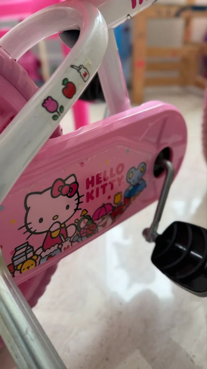 Bicicleta Aro 14 - Hello Kitty - Bandeirante - Foto 5