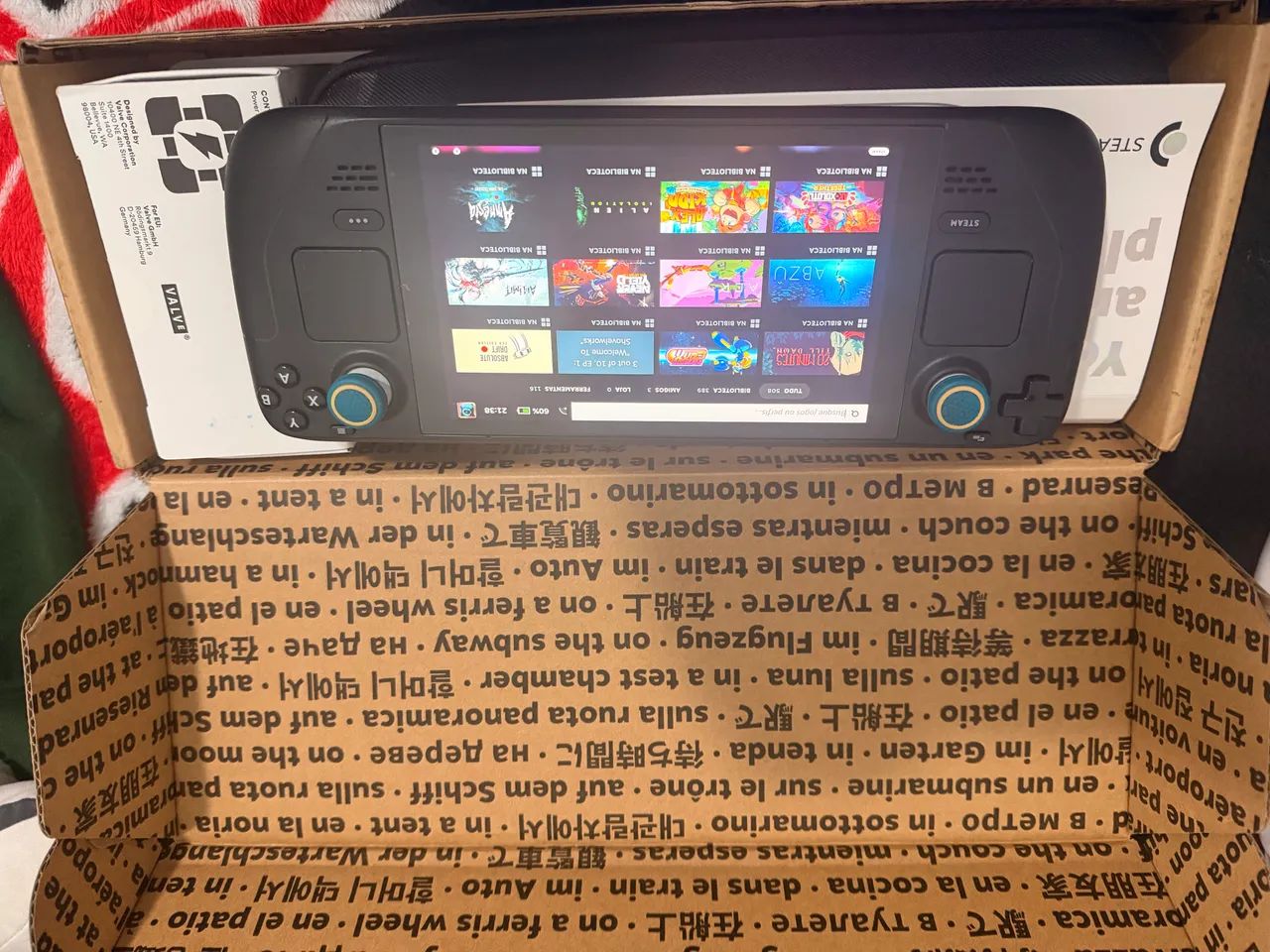 Steam Deck Lcd 256gb Traseira Transparente - Consoles de Vídeo Steam Deck Lcd 256gb Traseira Transparente - Consoles de Vídeo