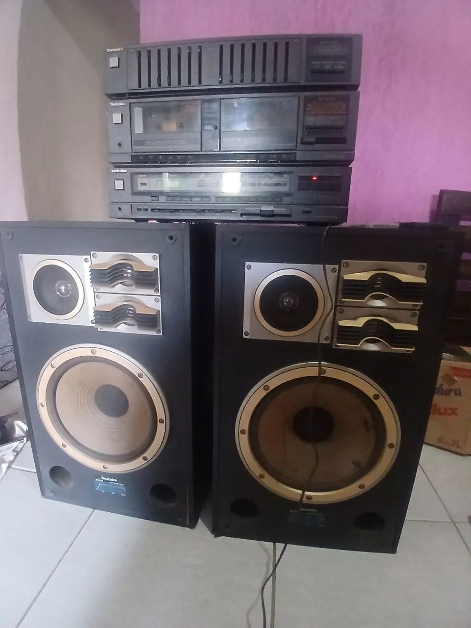 Som Technics completo.  Aceito trocas  - Foto 2