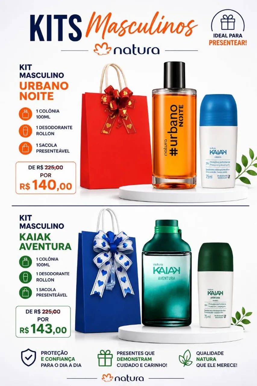 Kits Dia dos Pais Natura e Boticário e Avon  - Foto 3