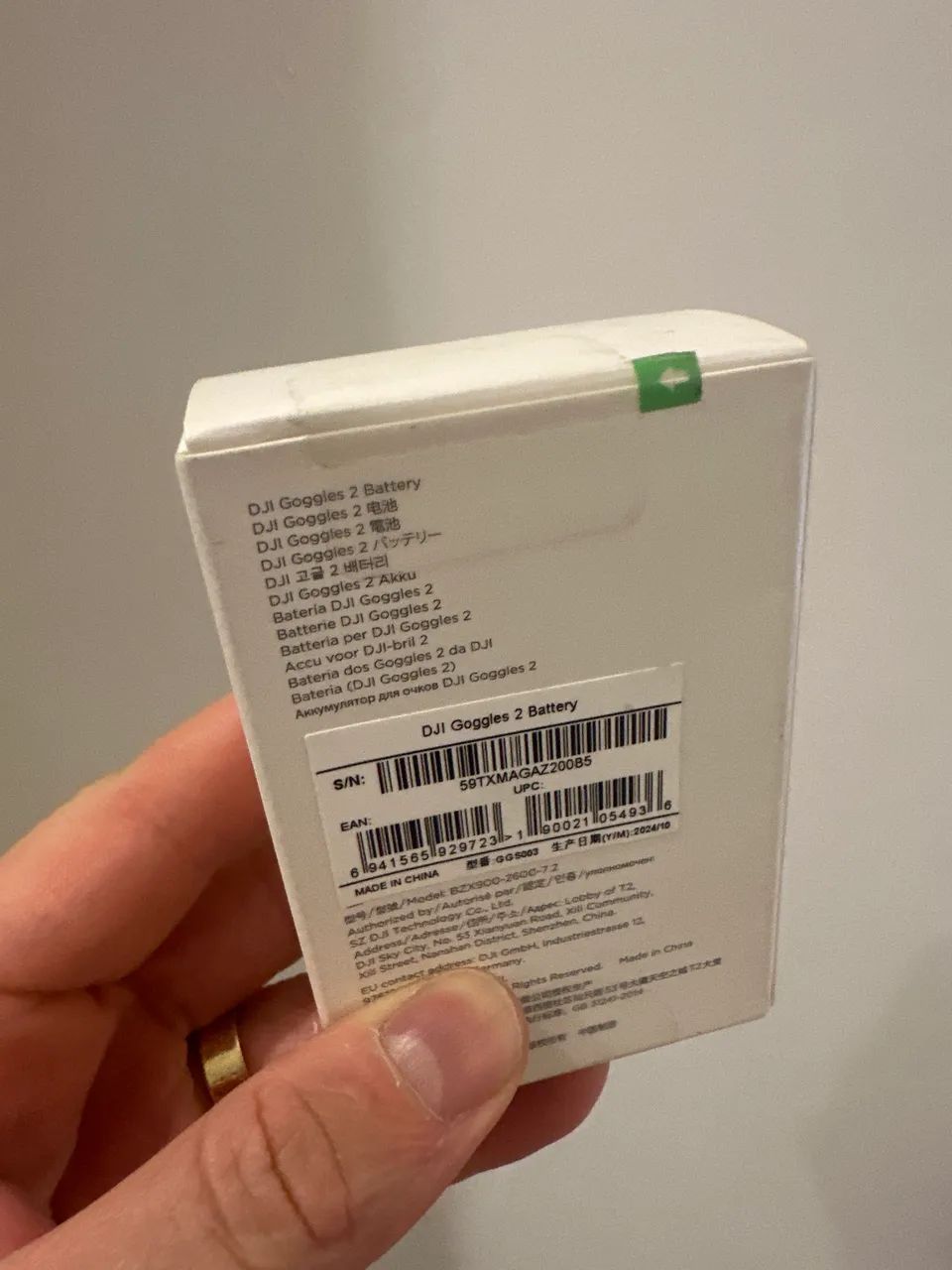 Bateria dji goggles 2 - novo lacrada - original  - Foto 2