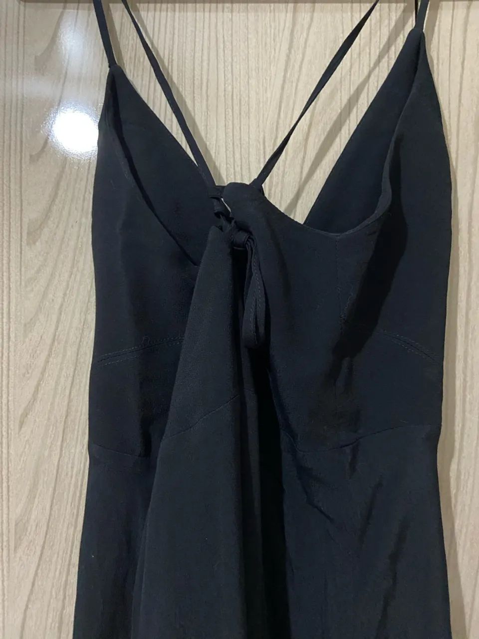Vestido longo de festa preto - Foto 4