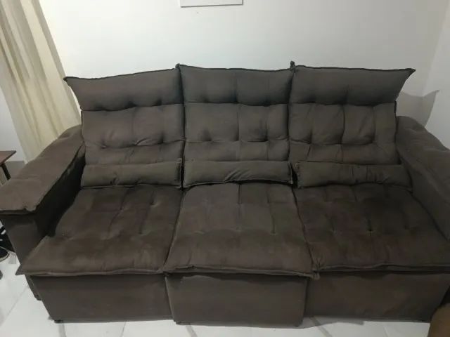 Sofá retrátil novo menos de ano de uso  - Foto 2
