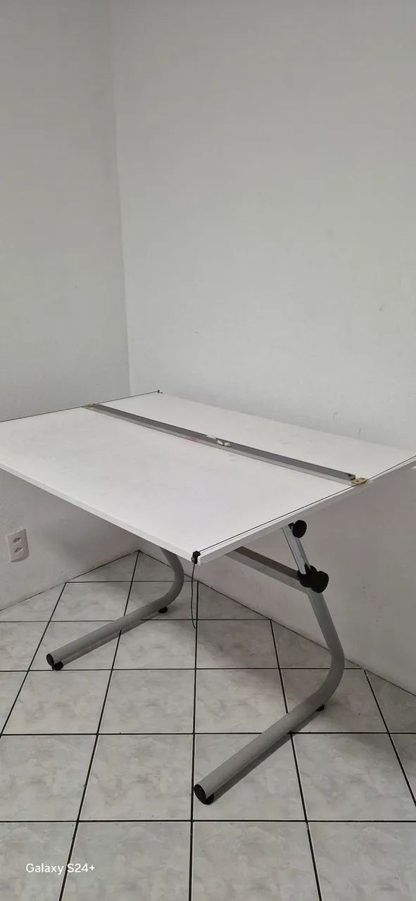 Mesa Cavalete Trident Tubular Tub-11 Com Prancheta 120x90 - Foto 5