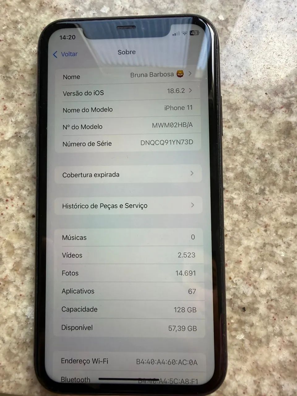 Iphone 11 preto 128gb - Foto 2