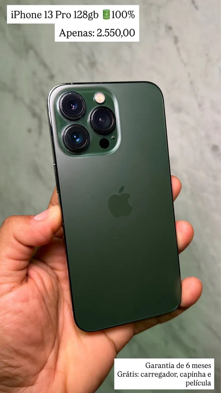 iPhone 13 Pro 128gb verde  - Foto 3