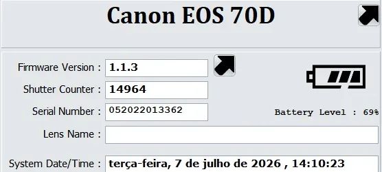 Vendo Câmera Canon 70D