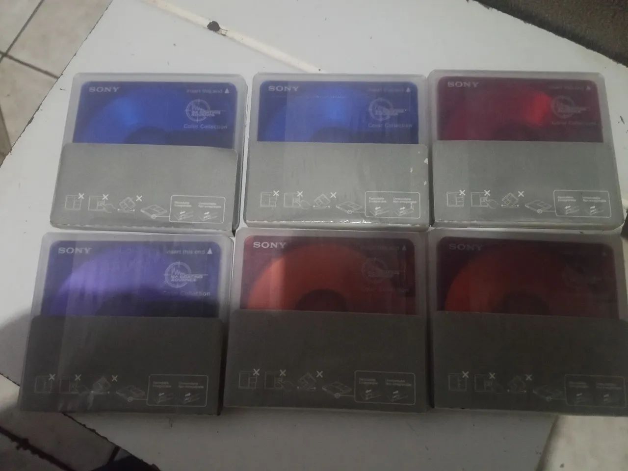 Mini disk color 80min Sony lacrado