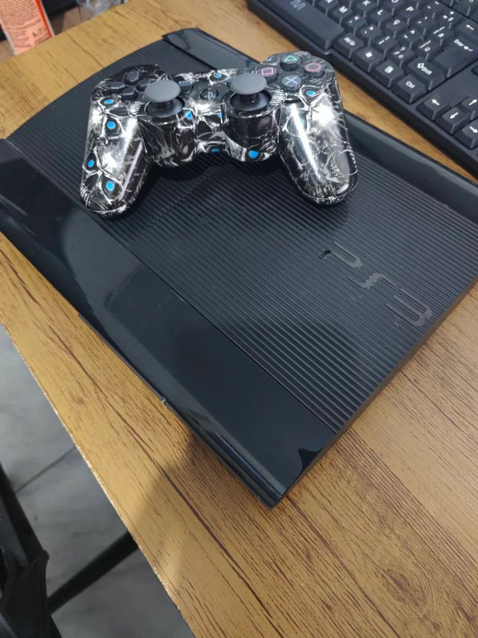 Ps3 slim com vários jogos e pegar e jogar - Foto 4