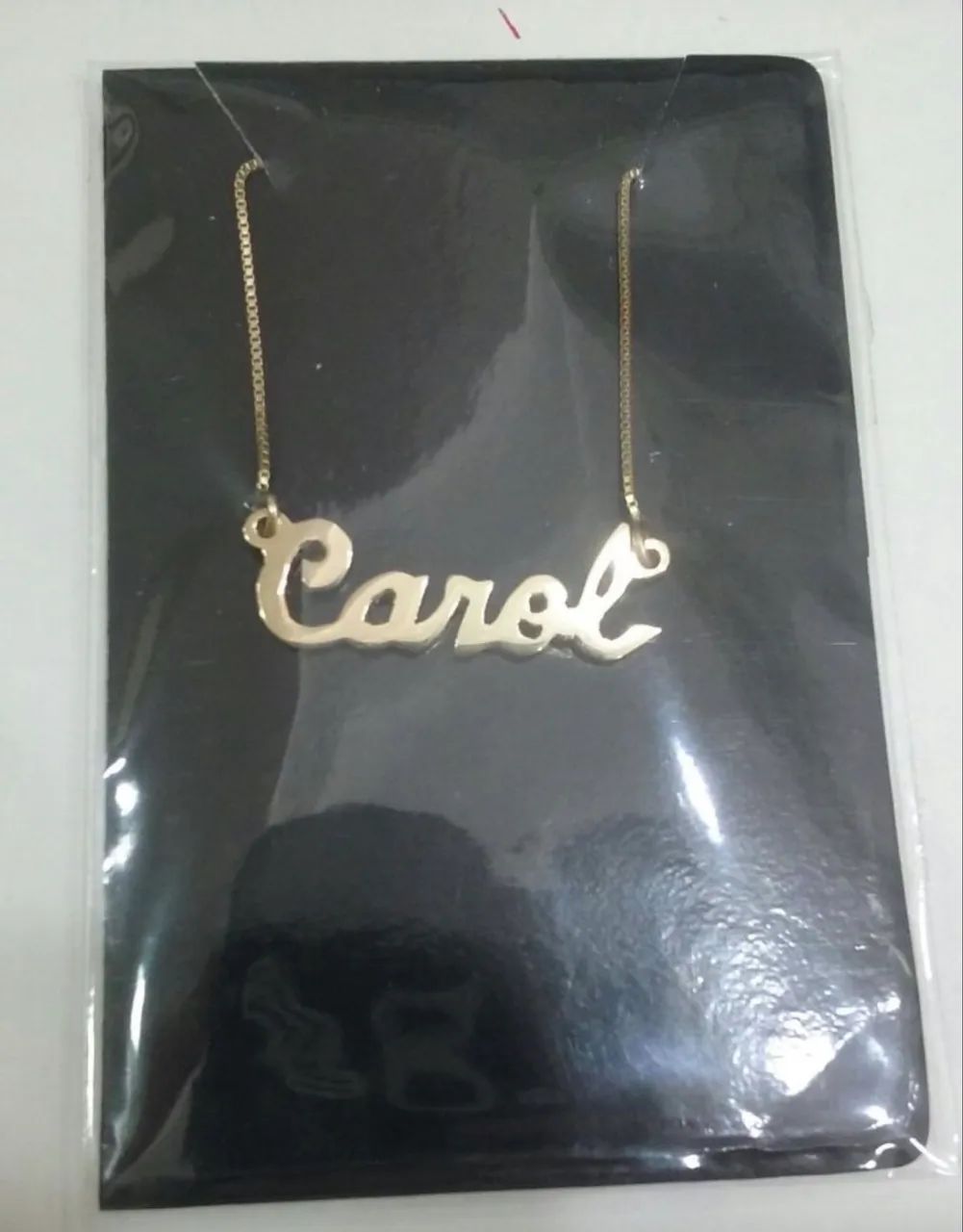 Colar em ouro 18k com o nome Carol - Foto 2