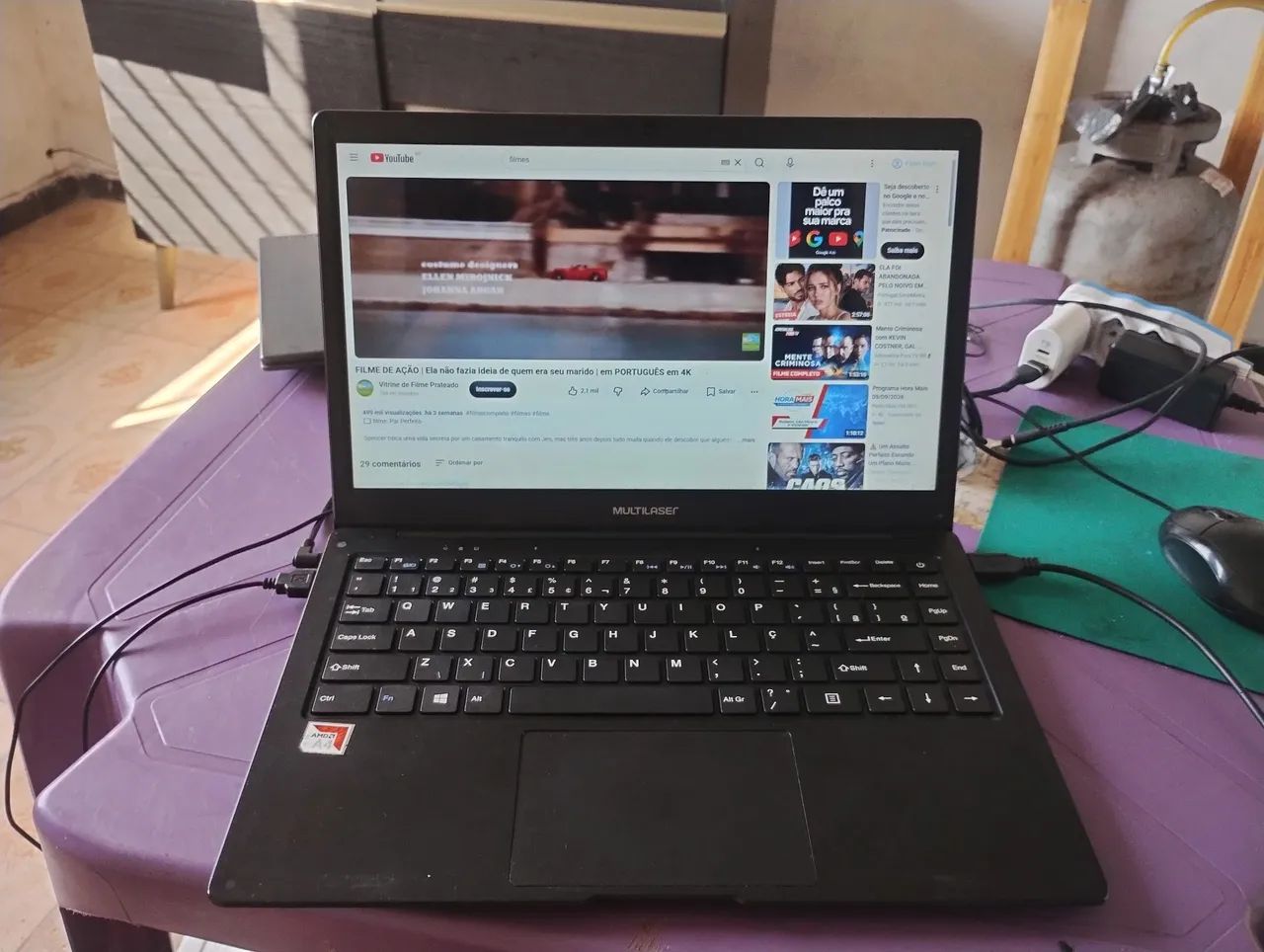 VENDO NOTEBOOK COM TELA DE LED SÓ 350 CHAMA NO ZAP *80 - Foto 4