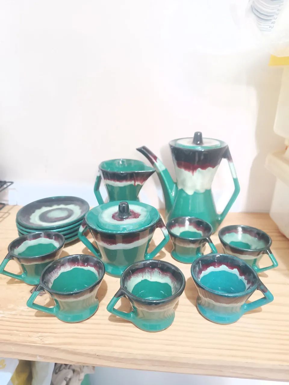 Jogo completo de café antigo