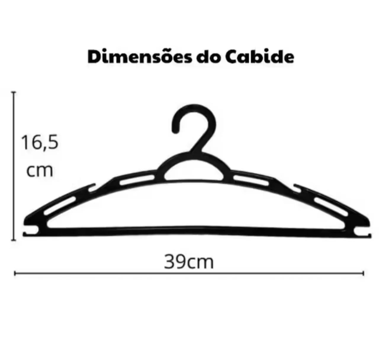 Cabides - Adulto - 30 unidades - Foto 2