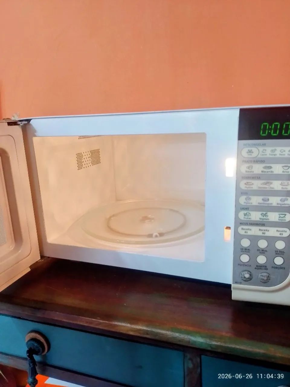 Microondas Electrolux 31 lts 110v, em excelente estado  - Foto 2