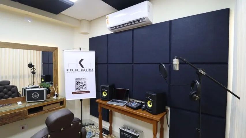 Painel Acústico Trisoft Revest Ness Branco - Caixa com 11un de 62 × 124,5 × 5 cm - Foto 6