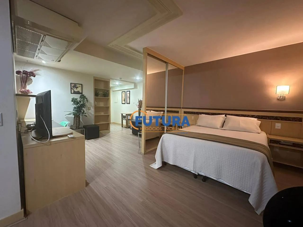Flat 100% Mobiliado com 38M2 no Lets Asa Norte, - Foto 2