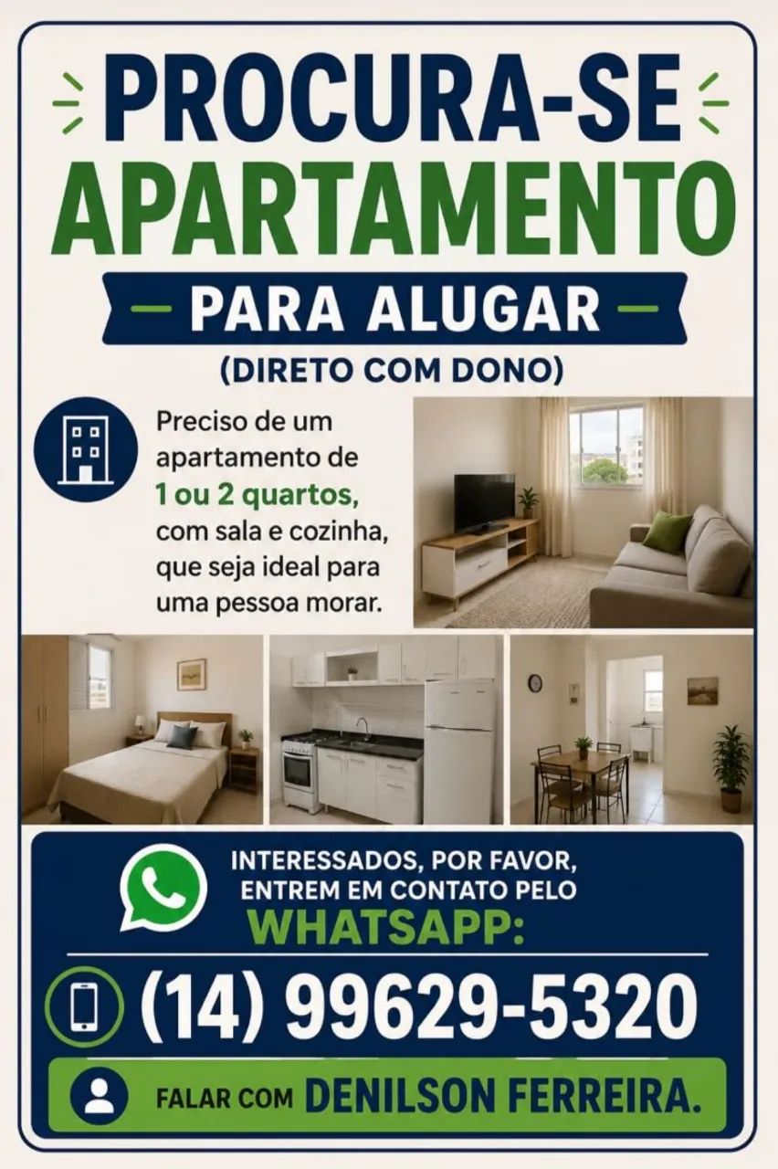 Procurando apartamento 