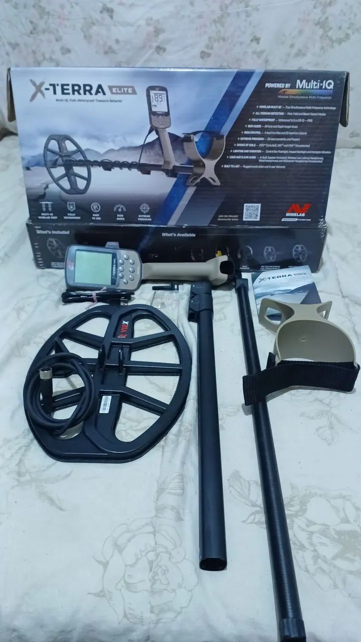 Detector de metais MINELAB X-Terra Elite aprova d'água   - Foto 5