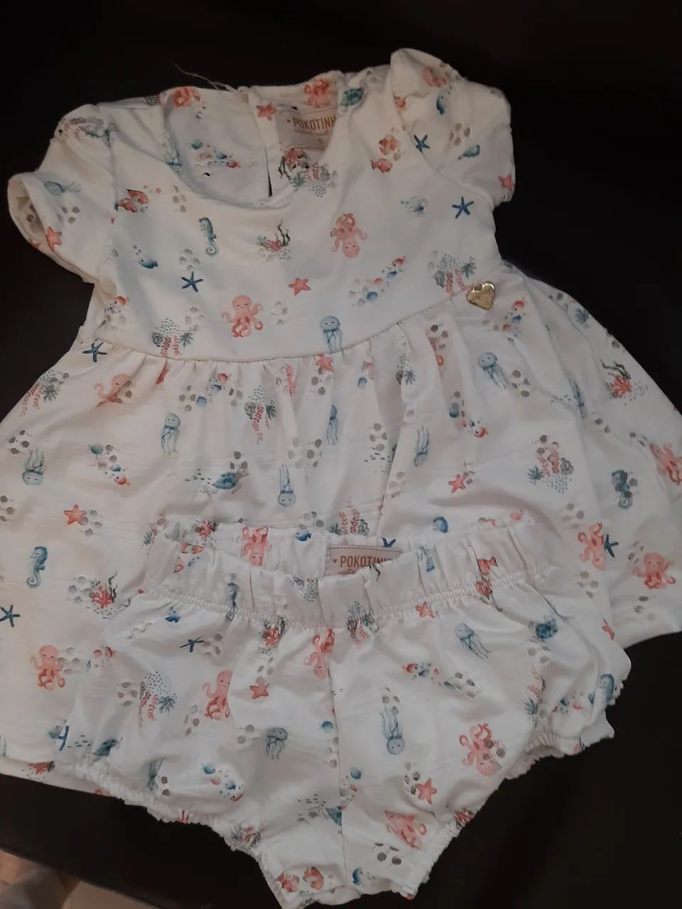Lote menina, roupas, brinquedo, coberta!! - Foto 5