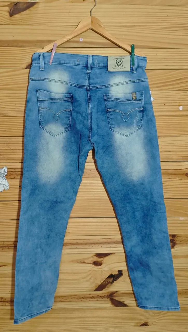 Calça jeans usada, número 46 - Foto 2