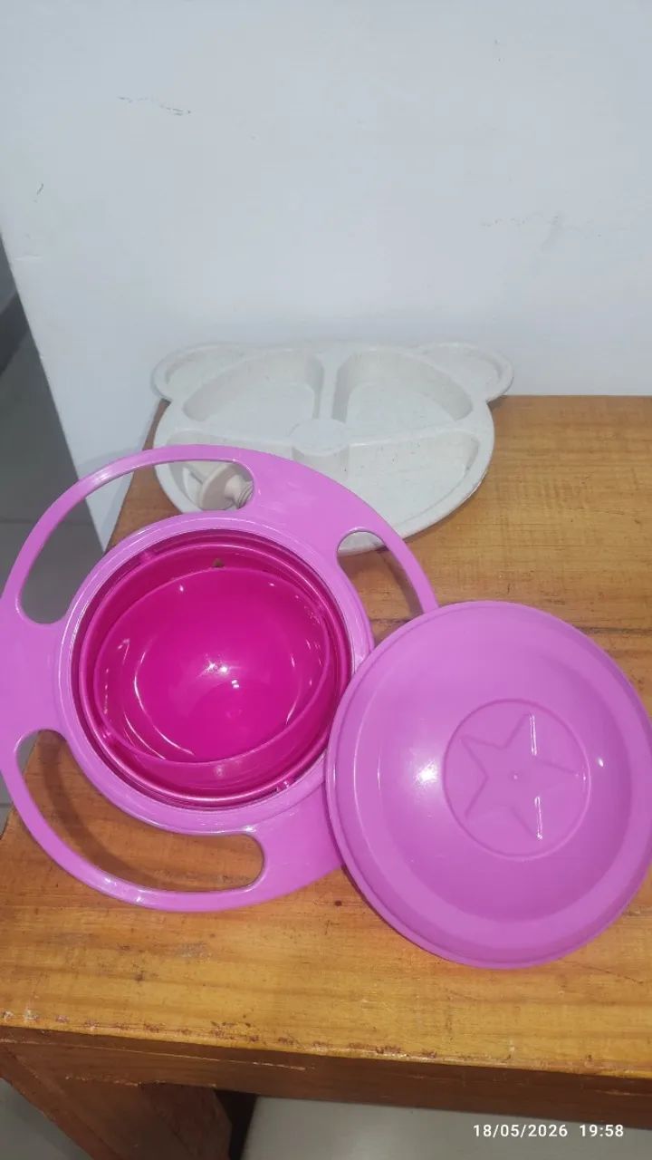 2 pratinhos de bebê - Foto 2