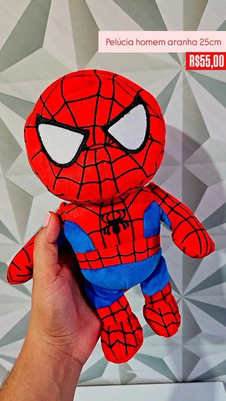 Pelúcia Homem aranha 25 cm - Foto 2