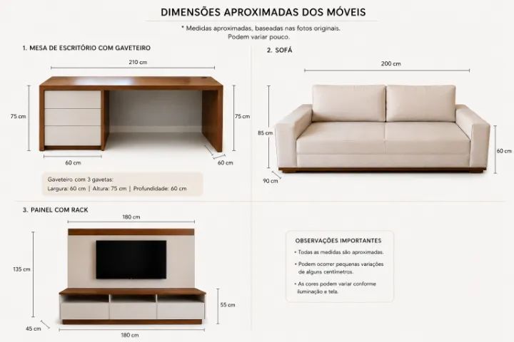 Conjunto Sala de Estar  - Foto 2