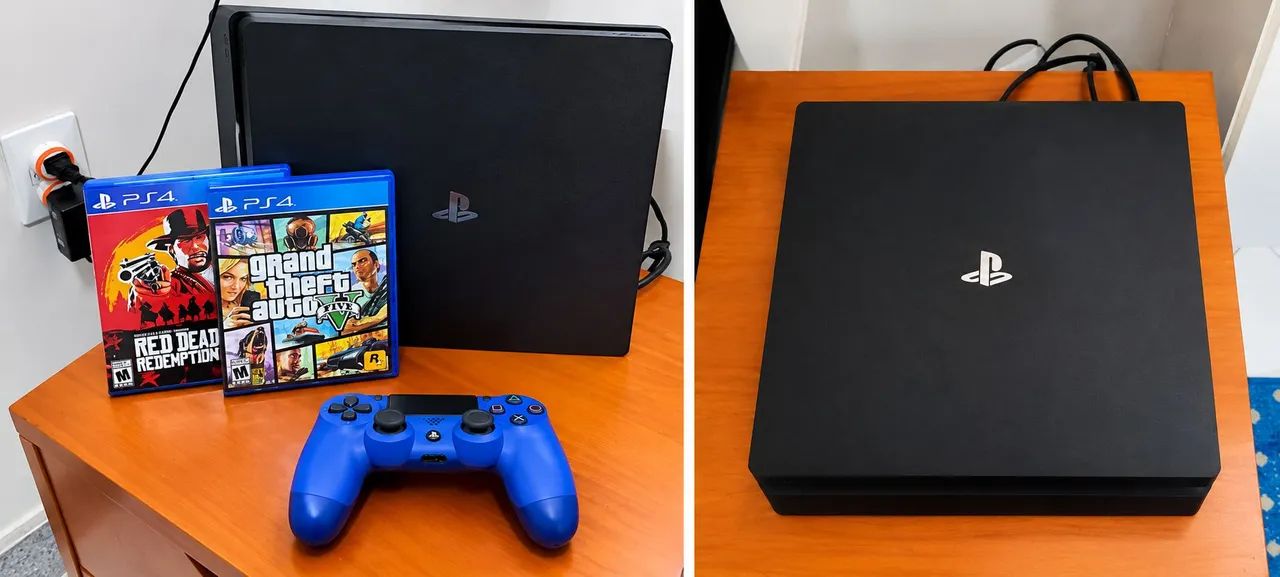 ? PS4 PRO + CONTROLE ORIGINAL + 3 JOGOS - Foto 2