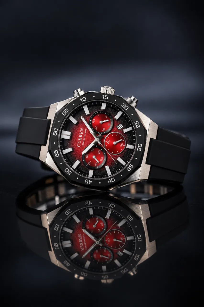 RELOGIO MASCULINO CURREN CHRONOGRAPH - Foto 4