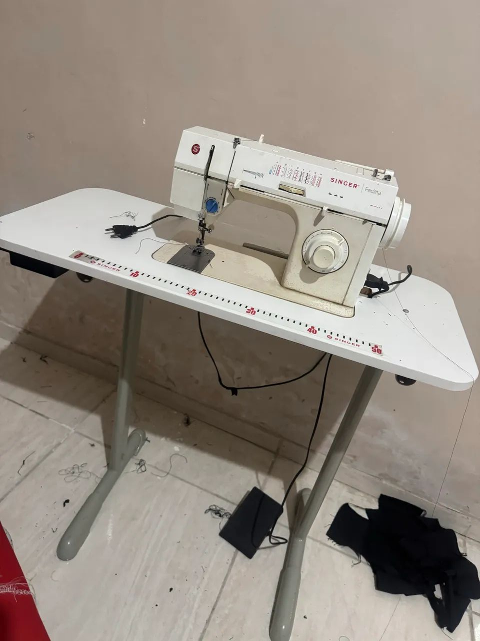 Máquina singer reta - Foto 4