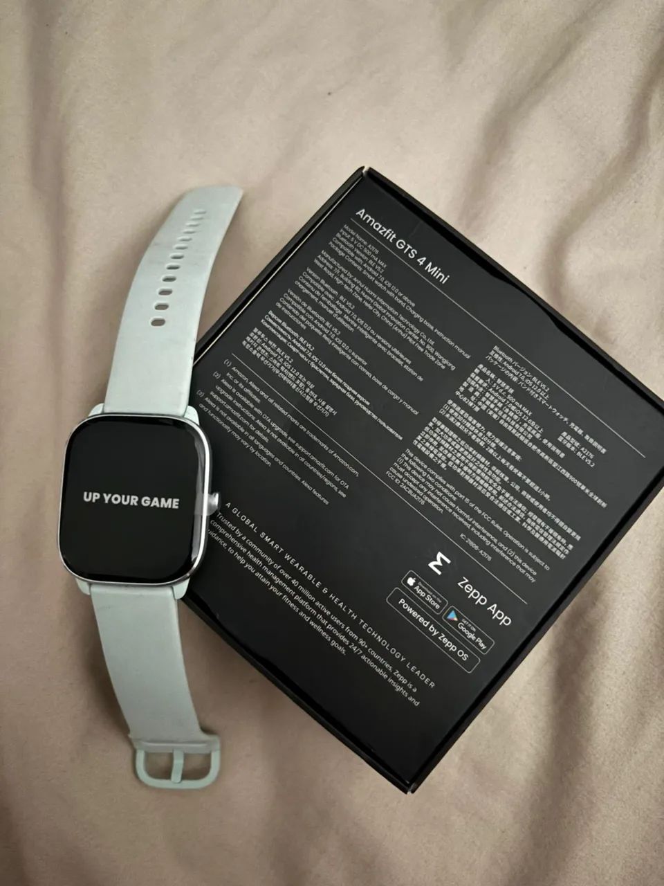 Relógio Amazifit GTS 4mini cor gelo - Foto 2