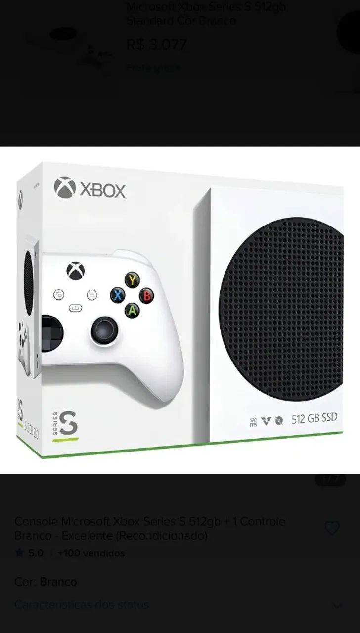 Microsoft Xbox Series S 512gb Standard Cor Branco - Foto 2