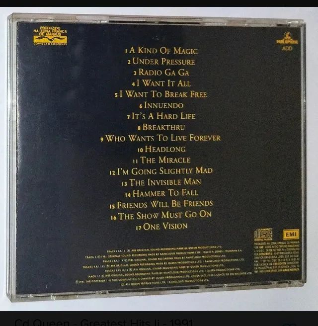 CD QUEEN  - GREATEST HITS 2 - ORIGINAL - Foto 4