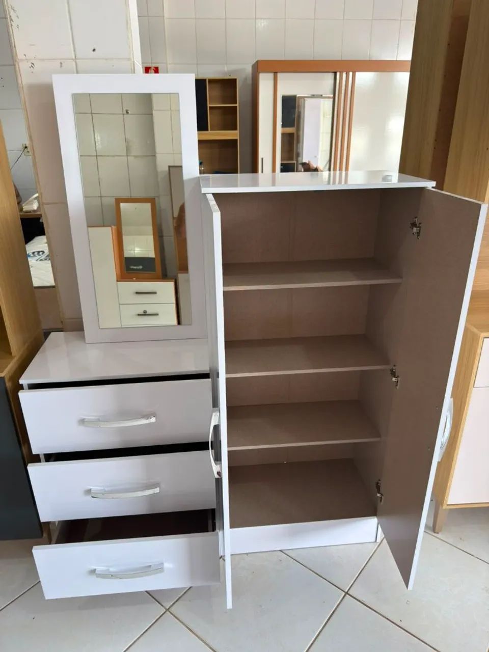 Comoda com Multiuso- Nova - Foto 3